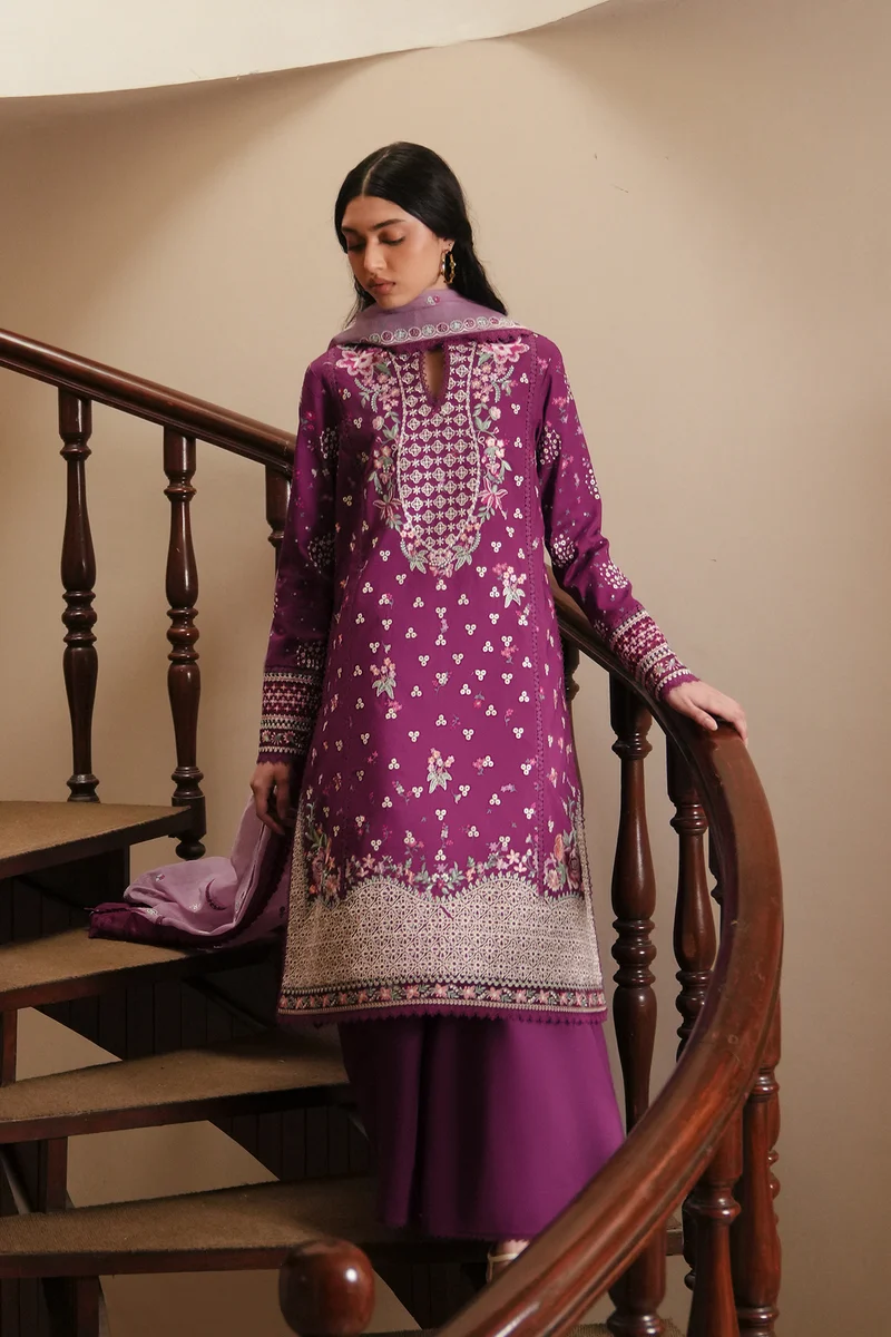 Afrozeh Lilace Egyptian Lawn THSS-0007