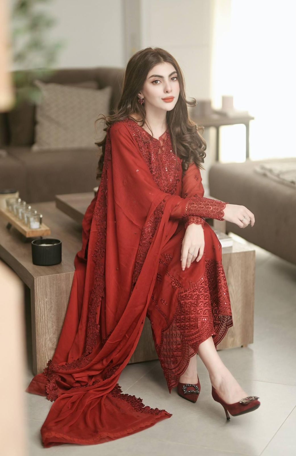 THS 0056 - Stuff | Egyptian lawn & Semi pure Chiffon