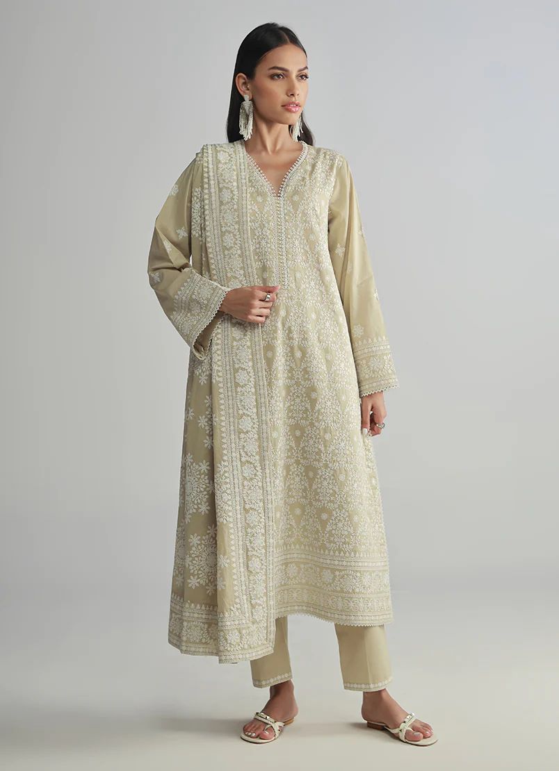 THS 0054 - Stuff | Egyptian lawn & Semi pure Chiffon