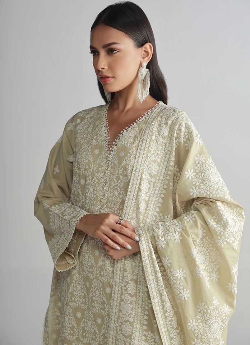 THS 0054 - Stuff | Egyptian lawn & Semi pure Chiffon