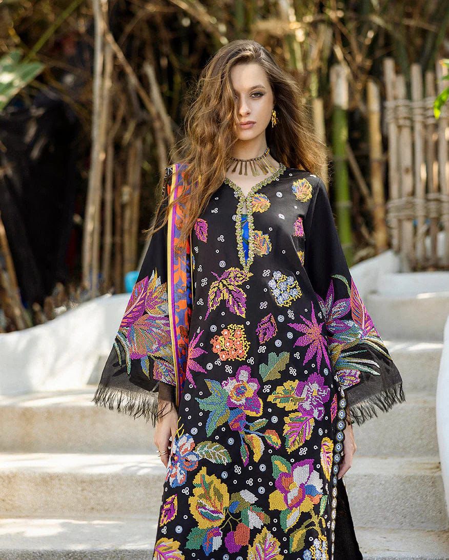 THS 0047 - Mushq Black Lawn Collection