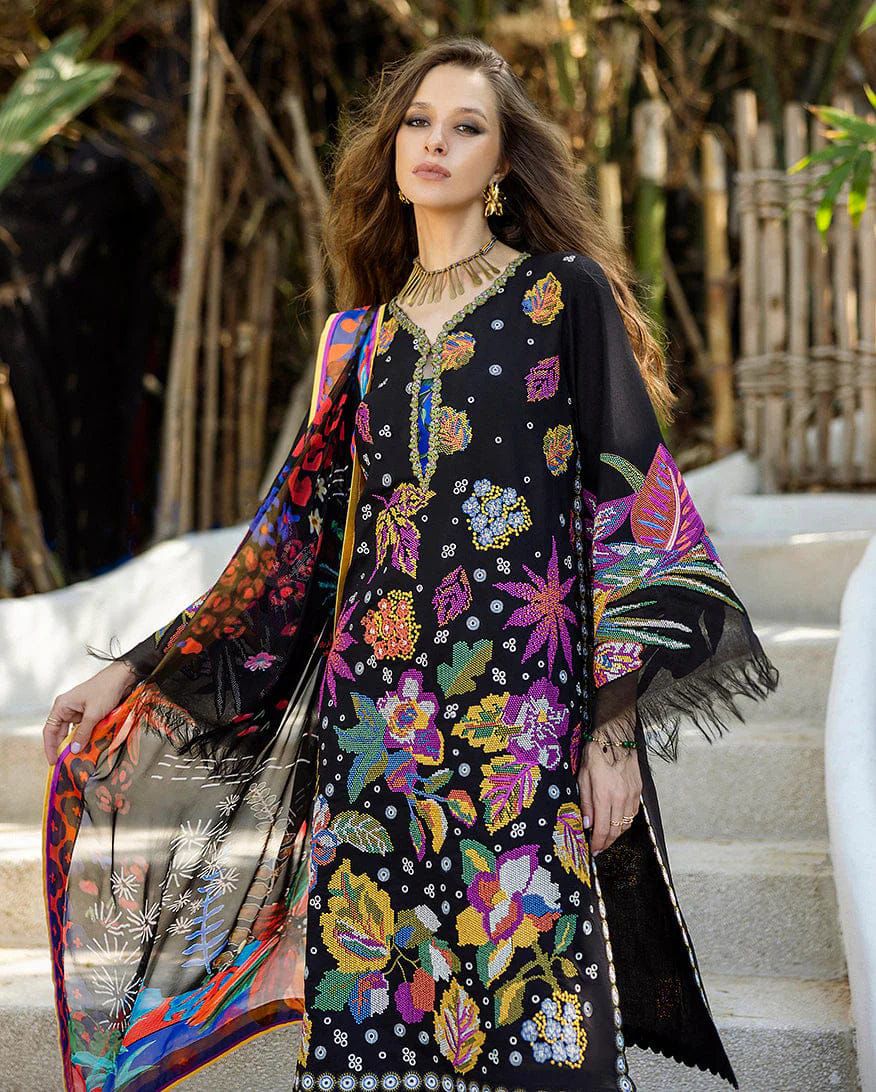 THS 0047 - Mushq Black Lawn Collection