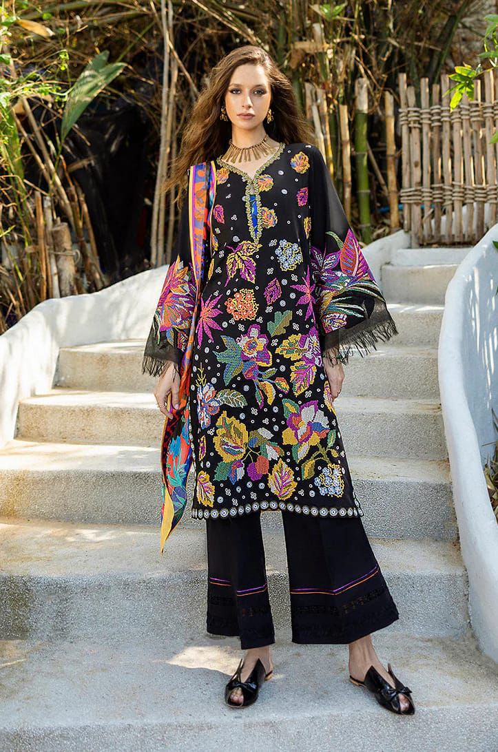 THS 0047 - Mushq Black Lawn Collection