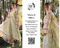 THS 0044 - BUTTERFLY MARIA B CHIFFON DUPATTA 4 SIDE APLIK