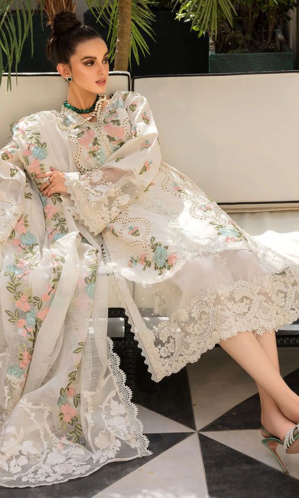 THS 0031 - Crimson by saira shakira luxery lawn ready to wear collection
