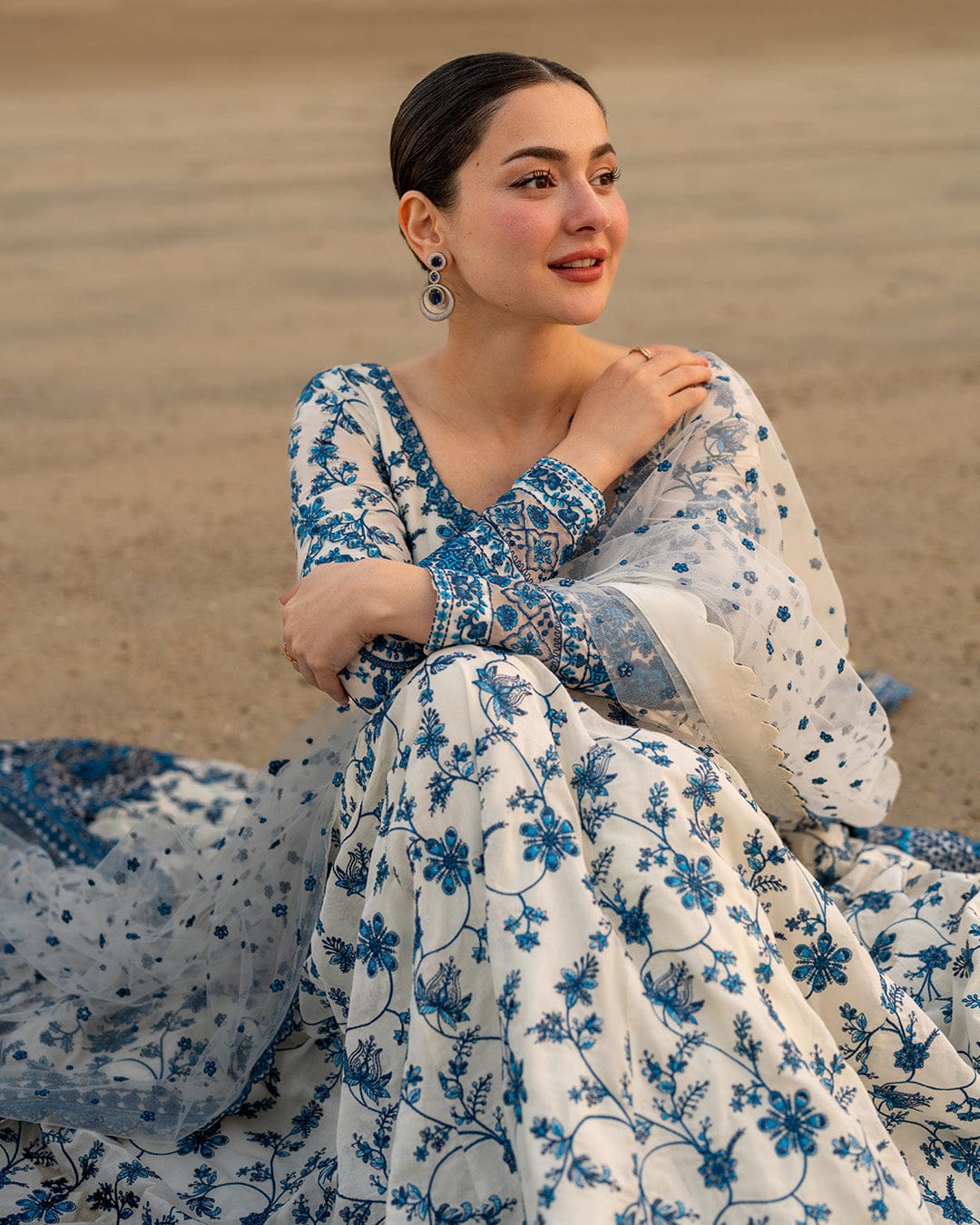 THS 0020 - Faiza saqain Ayan luxury lawn maxi collection