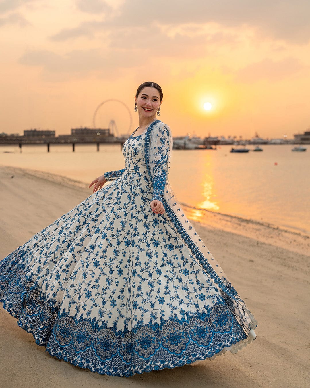 THS 0020 - Faiza saqain Ayan luxury lawn maxi collection