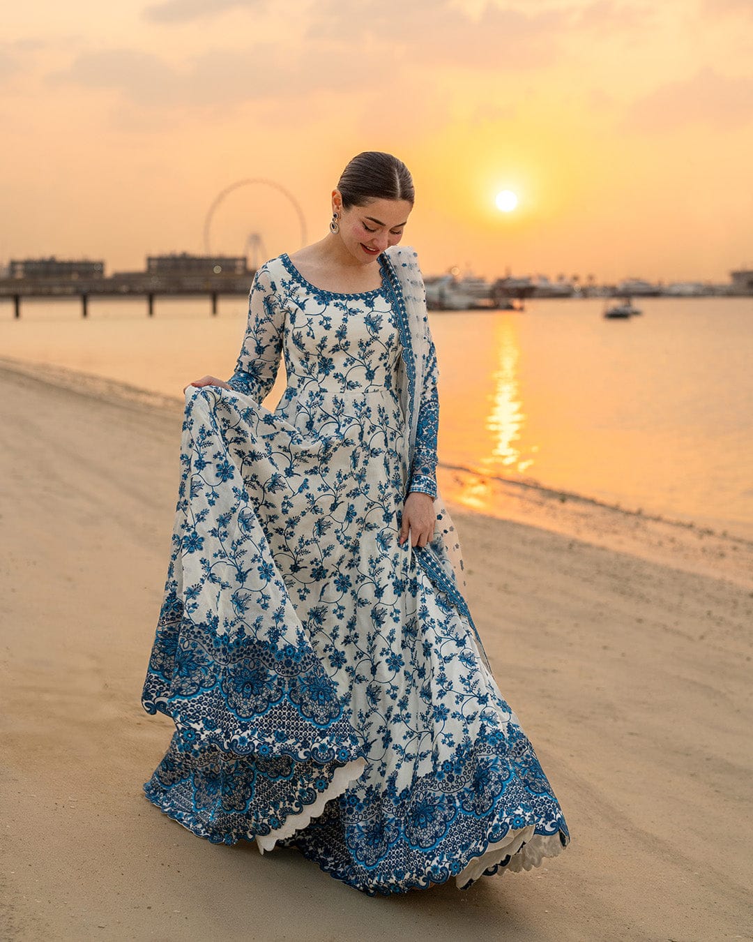 THS 0020 - Faiza saqain Ayan luxury lawn maxi collection